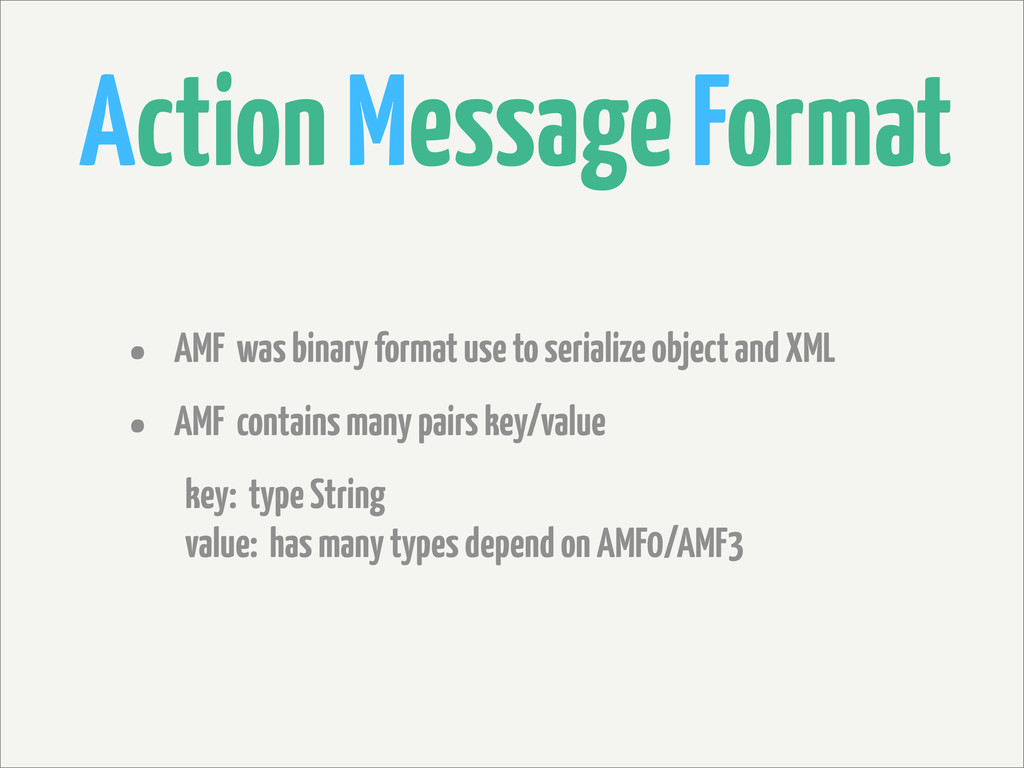 action message format - amf 