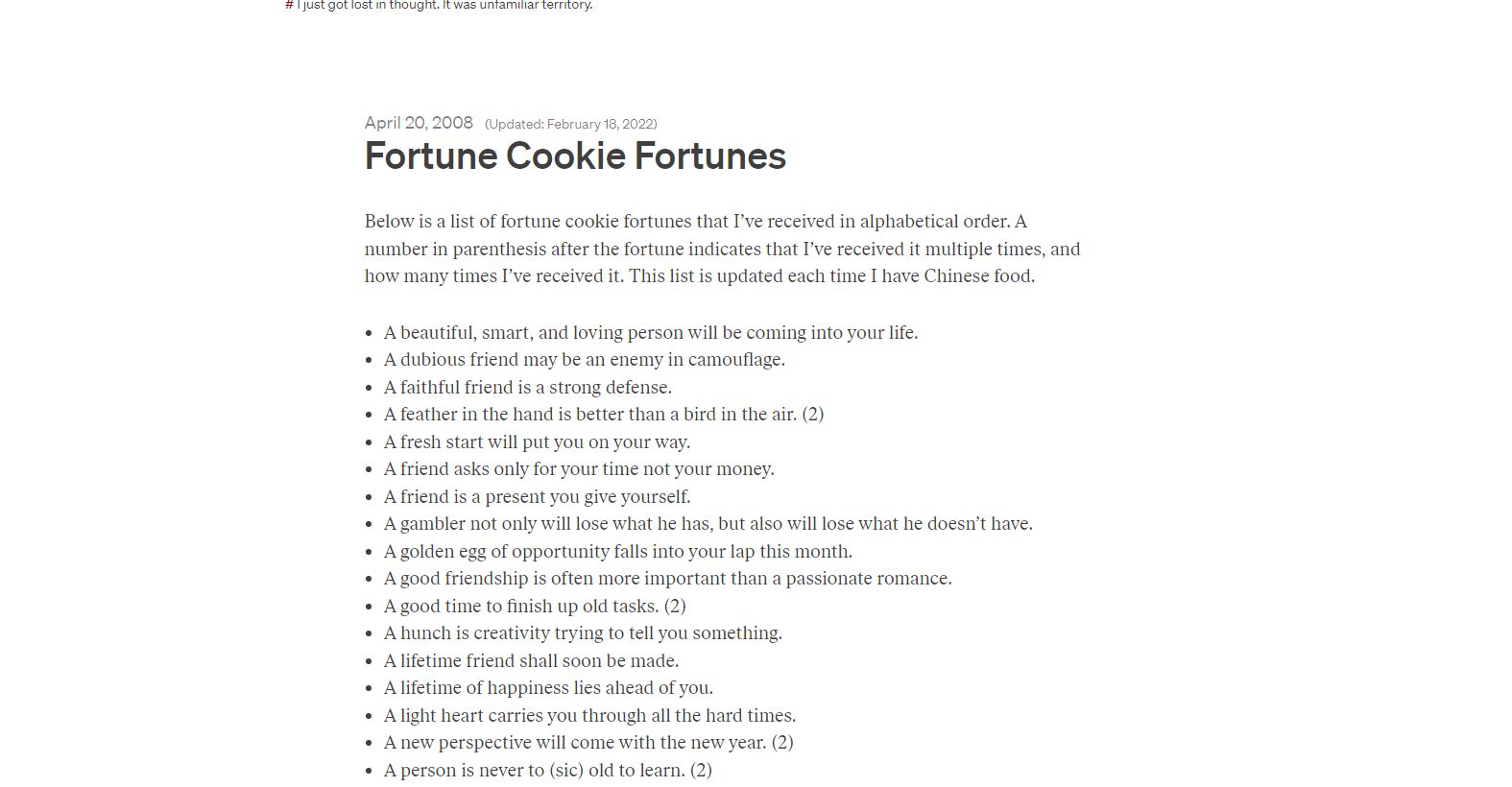 fortune cookie website