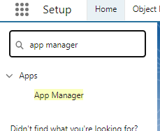 salesforce app manager